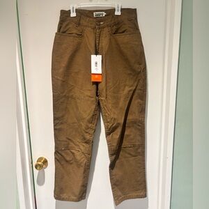 Bearded Goat Men's Foundry Canvas Pant Size 31 NWT